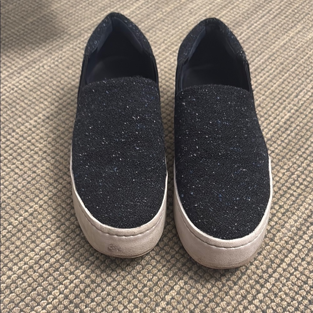 Vince Navy speckled Slip-On Sneakers